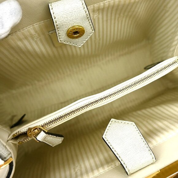 FENDI GRAY 2WAY HANDBAG 8BH253.D7E 148-010 NQ01733 BN01 - Picture 7 of 11